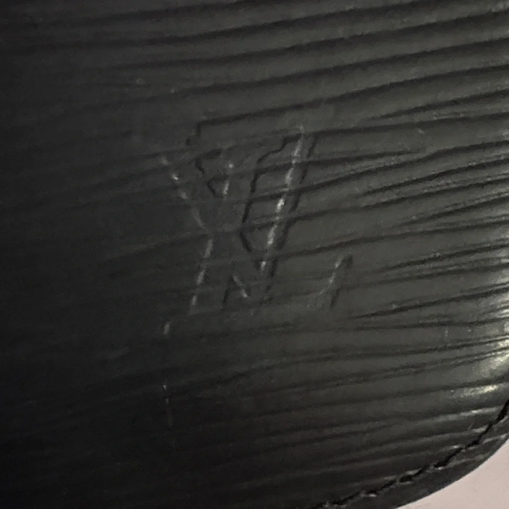 Louis Vuitton black epi zip organizer zip around wallet project
